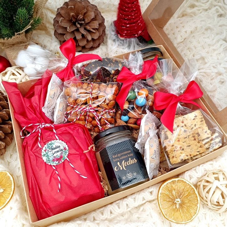 Kalėdinis dovanų rinkinys "Gėrybių gausa"