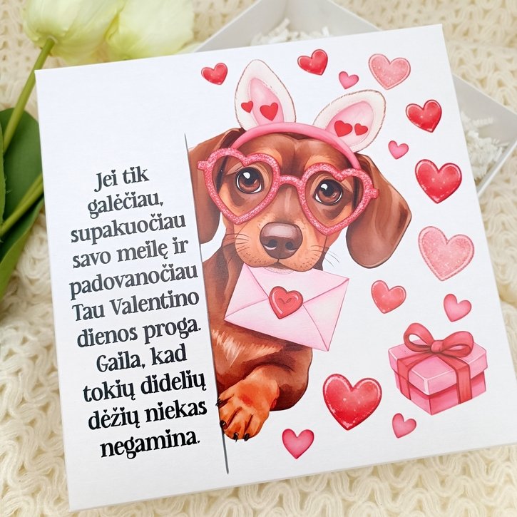 Dovanų dėžutė "Meilės laiškelis"