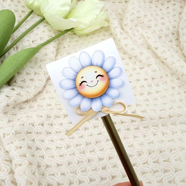 Personalizuotas pieštukas su kortele ir palinkėjimu 1