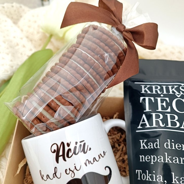 Dovanų rinkinys krikšto tėčiui "Ūsai" su arbata 3