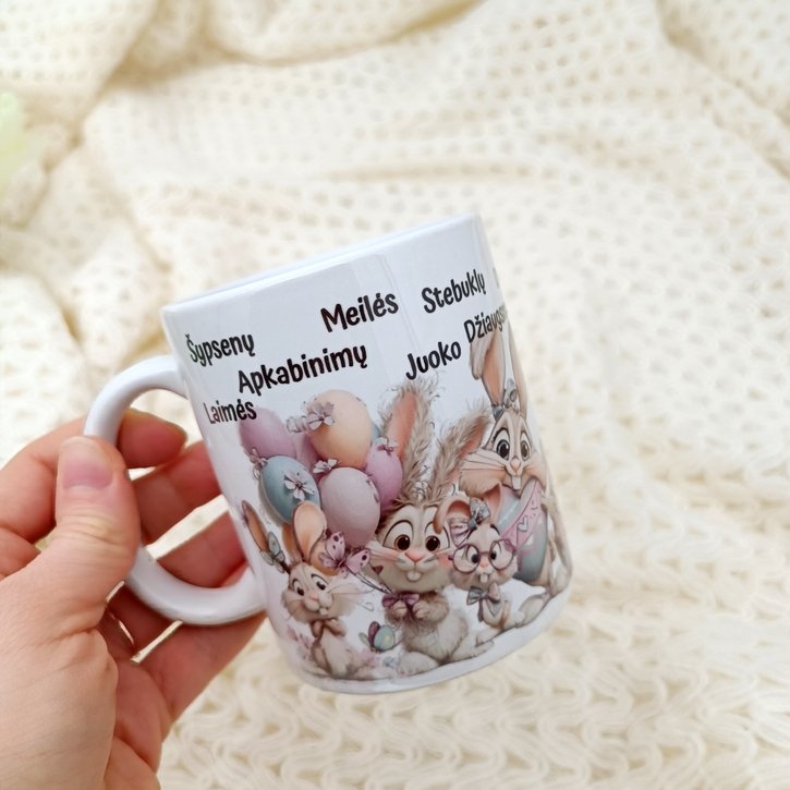 Velykinis dovanų rinkinys "Šokoladiniai kiaušiniai puodelyje" 5