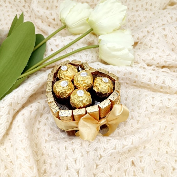 Saldumynų torčiukas „Auksinė širdis“ 1