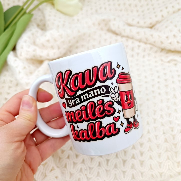 Puodelis "Meilės kalba"