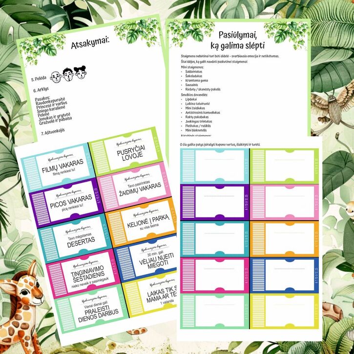 Lobio medžioklė vaikams: Gyvūnų pasaulis (PDF) (skaitmeninis produktas) 4