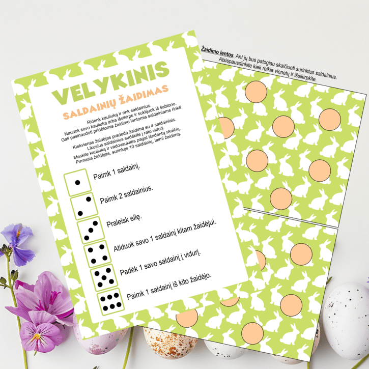 Velykinis saldainių žaidimas PDF