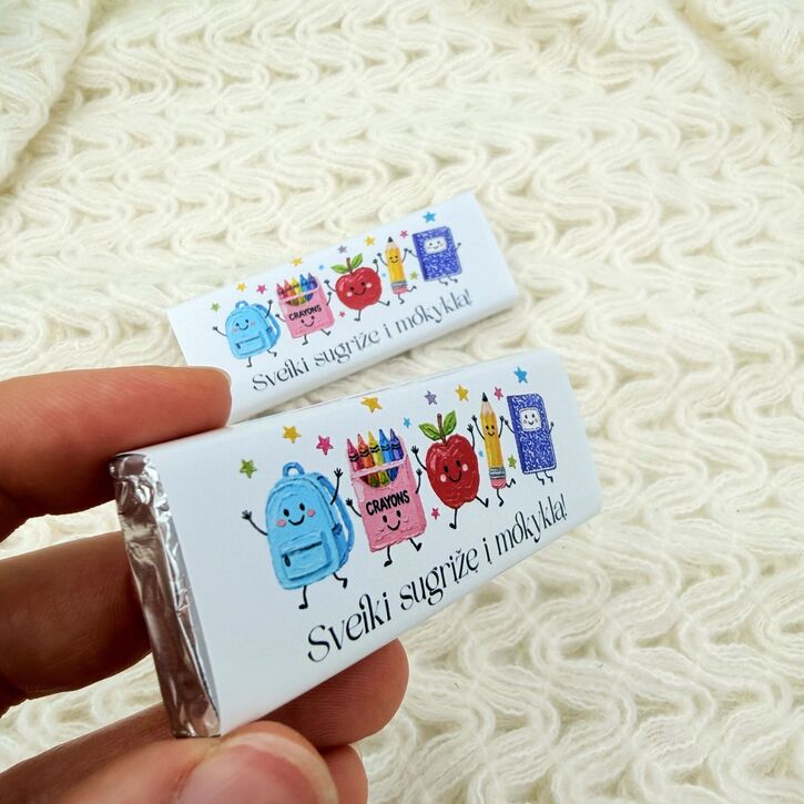 Mini šokoladukas - dovanėlė mokiniams 2