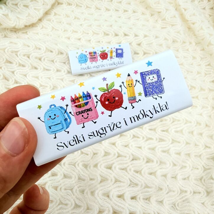 Mini šokoladukas - dovanėlė mokiniams 1