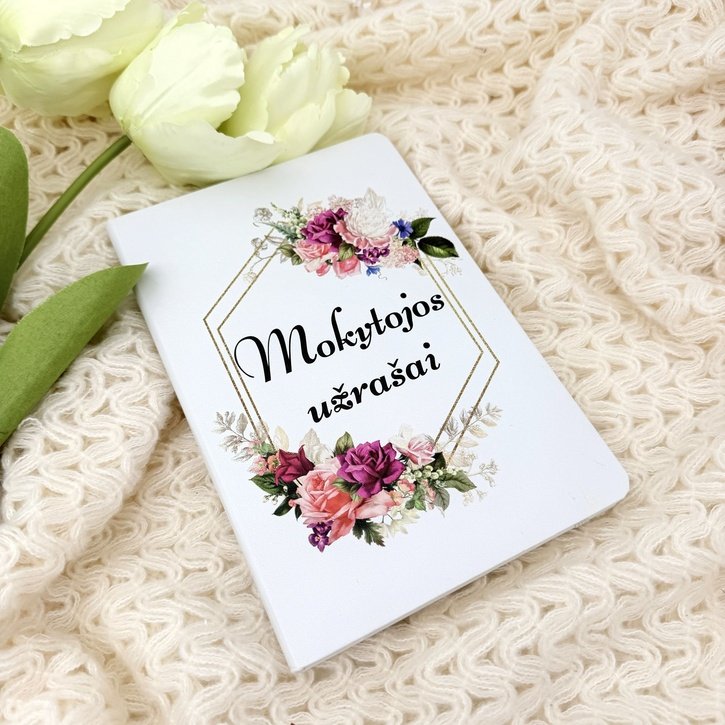 Užrašų knygelė "Mokytojos užrašai"