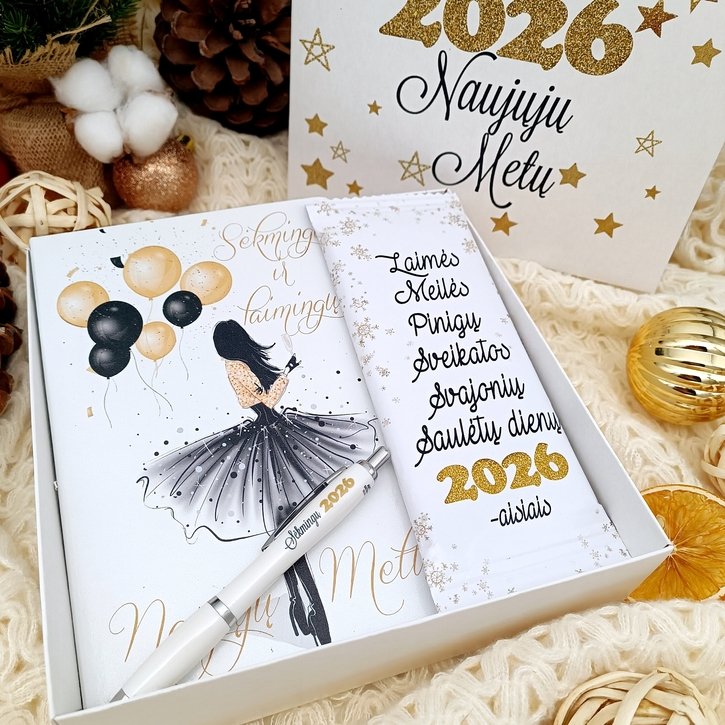 Dovanų rinkinys "Sėkmingų ir laimingų metų" 