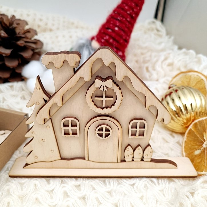 Kūrybinis rinkinys „Žiemos namelis“ 2