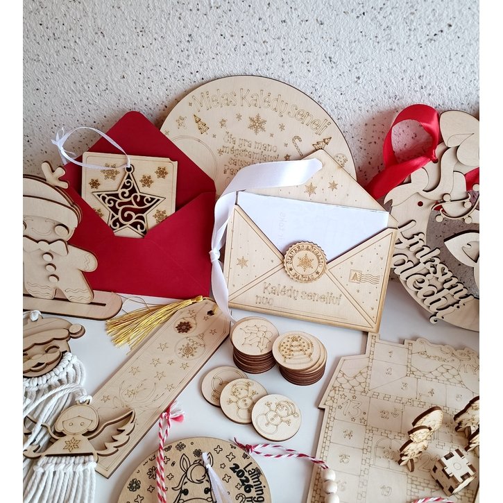 Didysis medinių rankdarbių Advento kalendorius 14