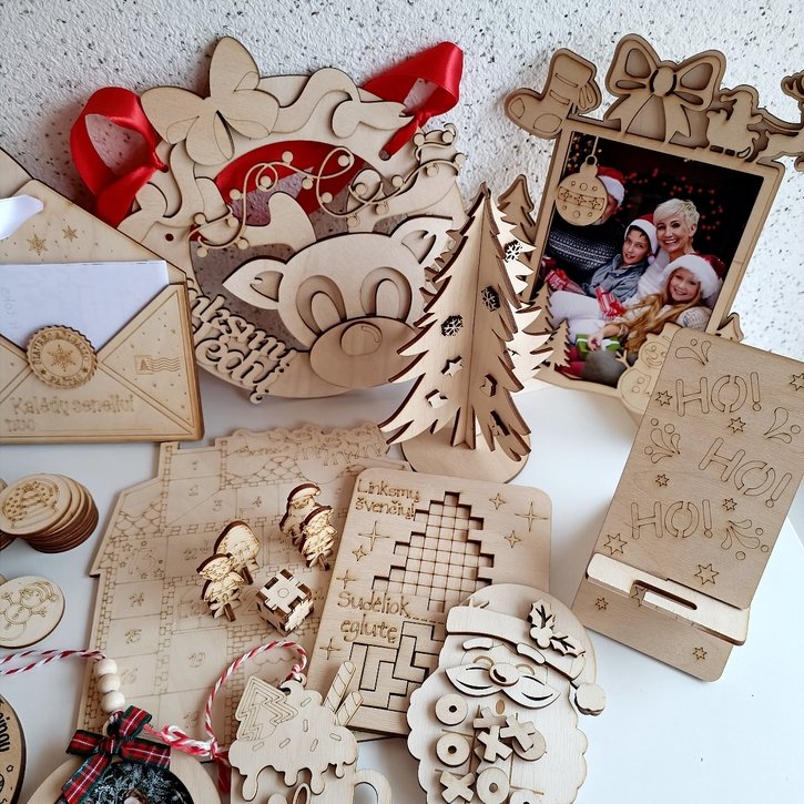 Didysis medinių rankdarbių Advento kalendorius 13