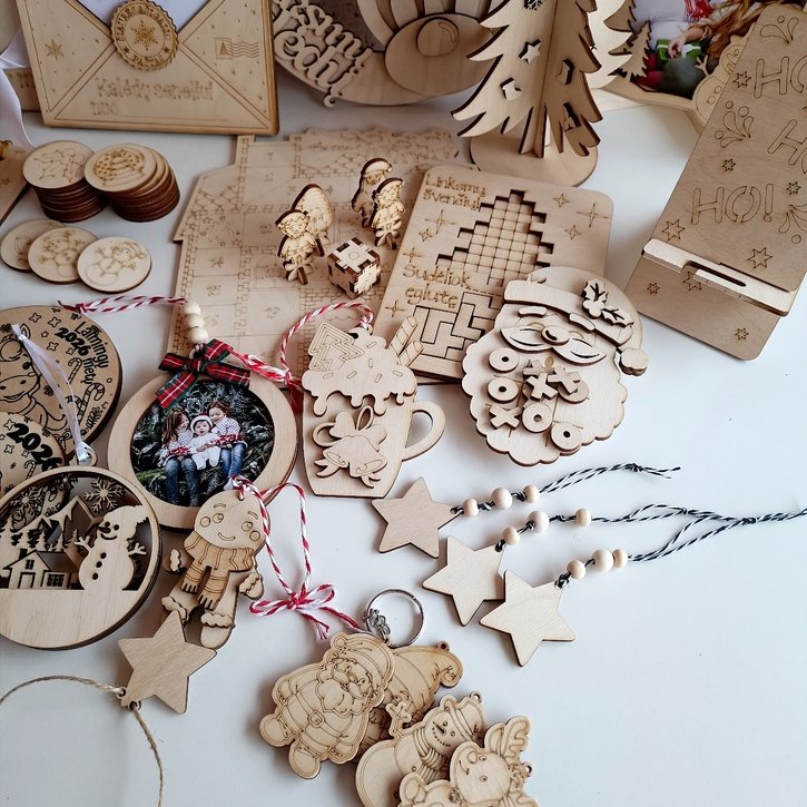 Didysis medinių rankdarbių Advento kalendorius 15