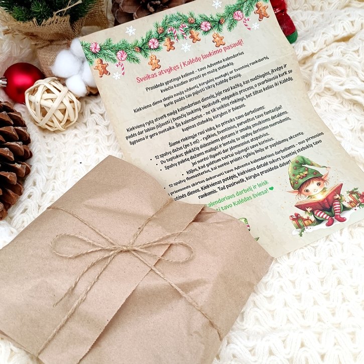 Didysis medinių rankdarbių Advento kalendorius 6