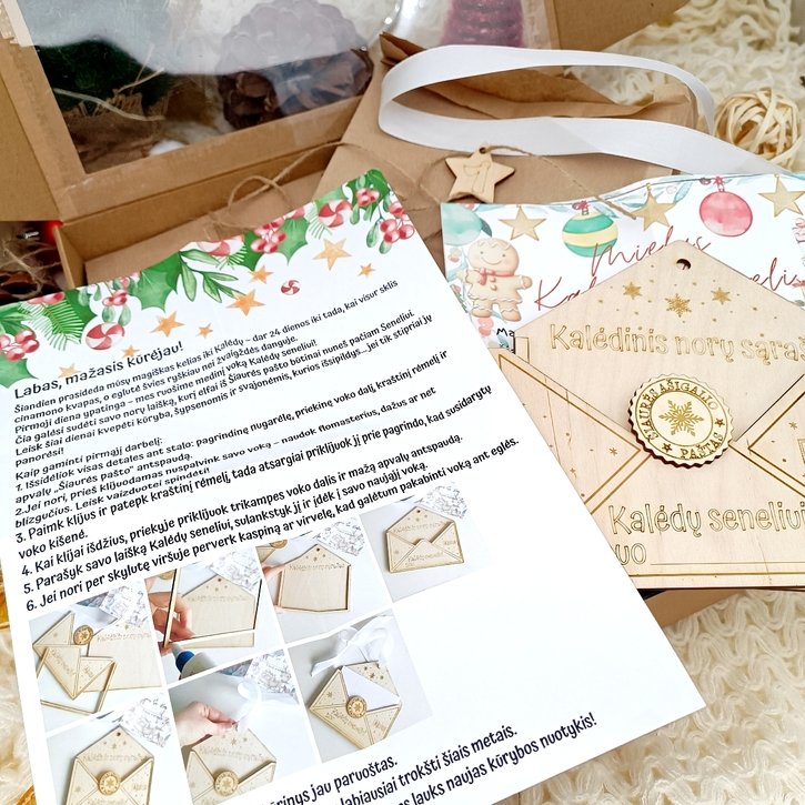 Didysis medinių rankdarbių Advento kalendorius 8