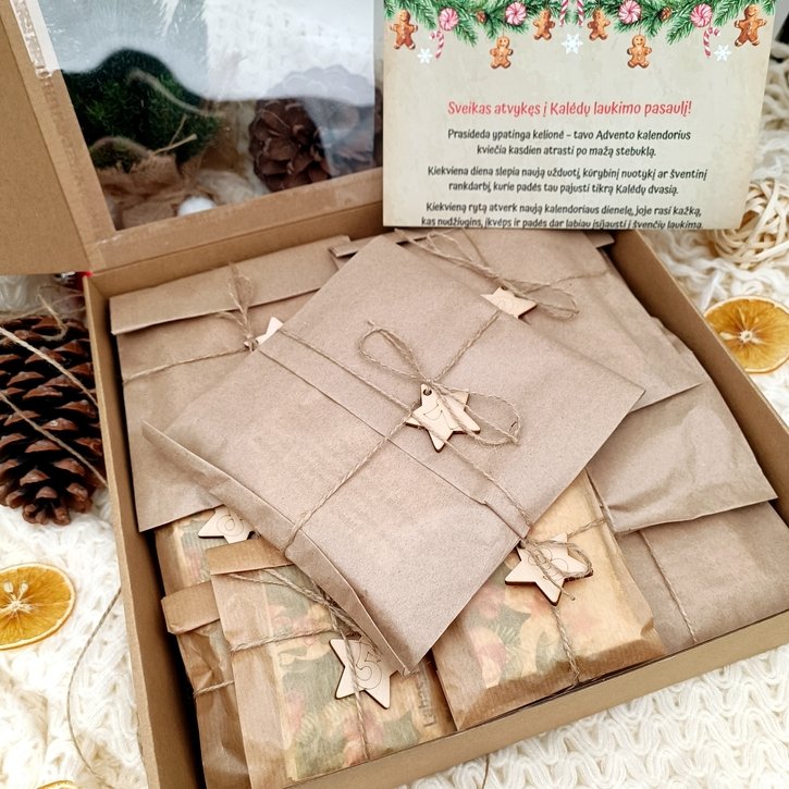 Didysis medinių rankdarbių Advento kalendorius