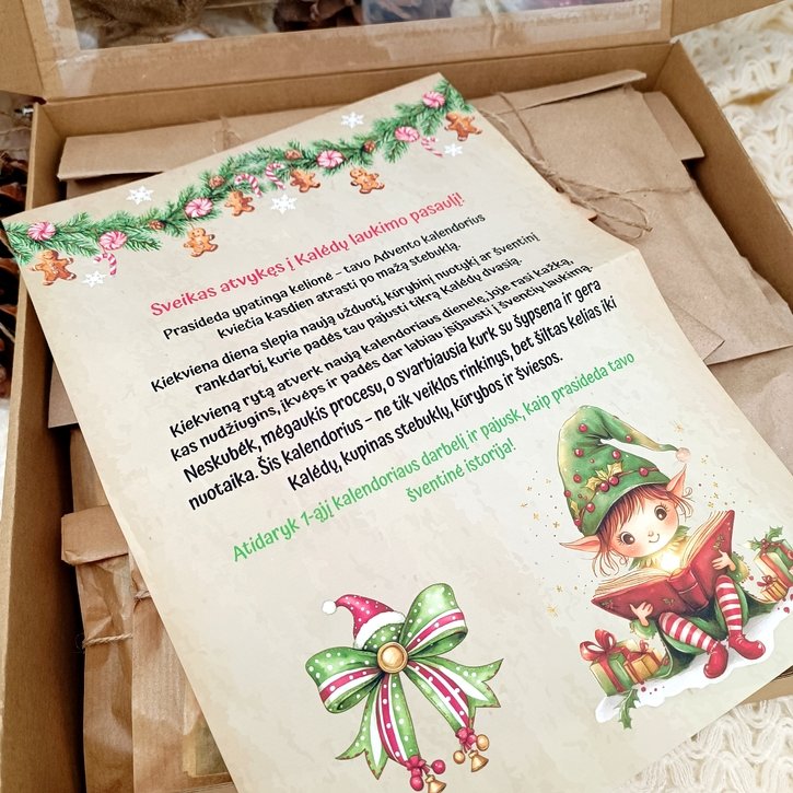 Didysis medinių rankdarbių Advento kalendorius 4