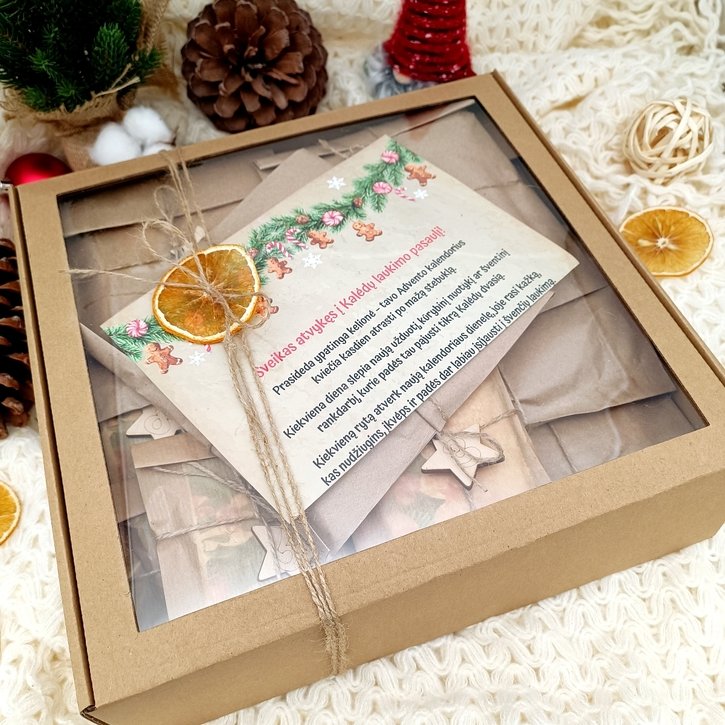 Didysis medinių rankdarbių Advento kalendorius 1