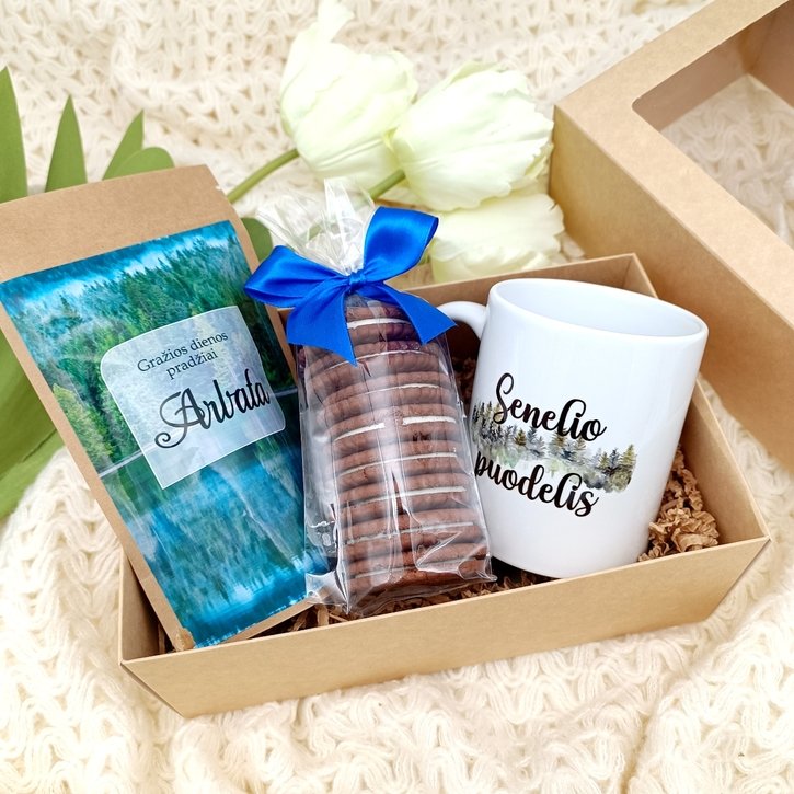 Dovanų rinkinys "Senelio puodelis"