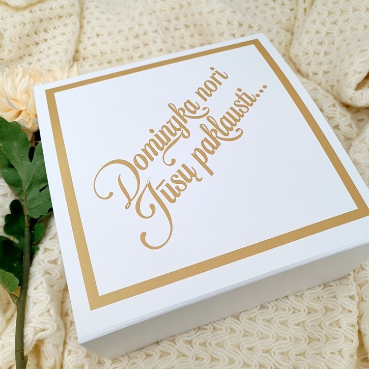 Magnetinė dovanų dėžutė su tekstu 2