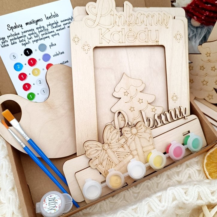Kūrybinis rinkinys „Linksmų Kalėdų rėmelis“ 3