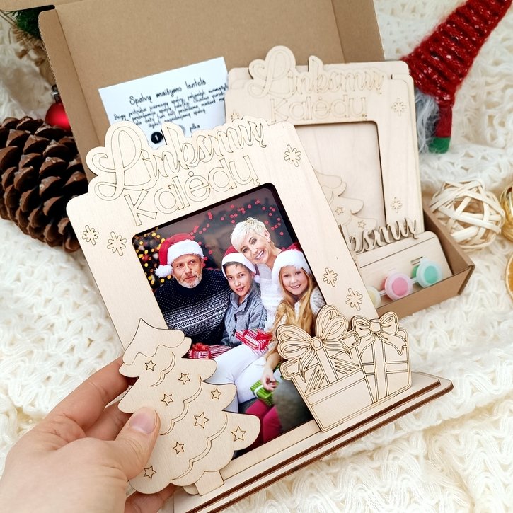 Kūrybinis rinkinys „Linksmų Kalėdų rėmelis“ 1