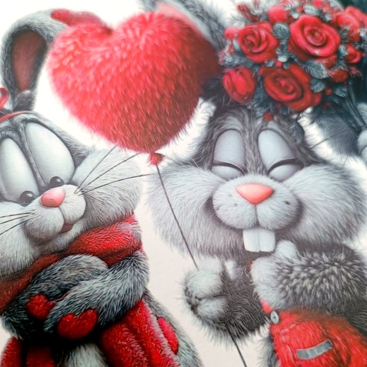 Dovanų dėžutė "Zuikių meilė " 2