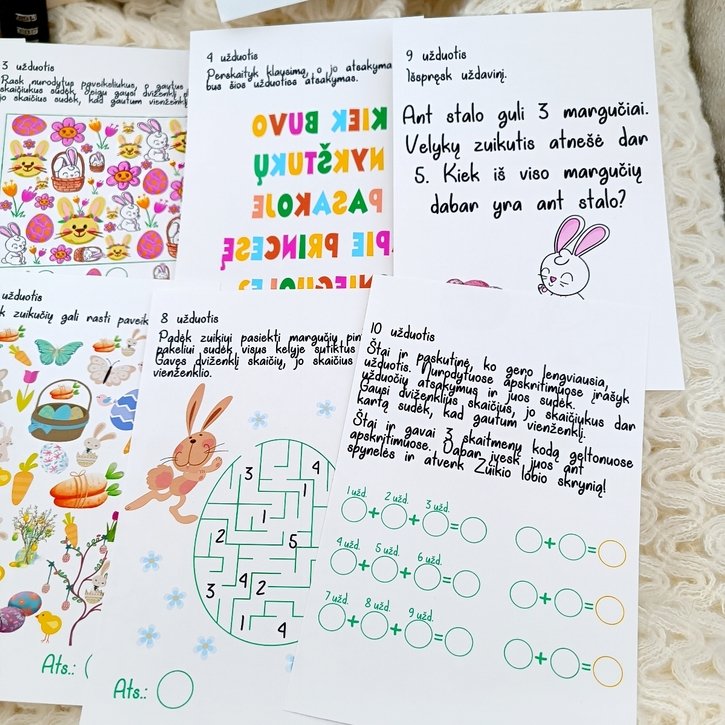 Velykų žaidimas "Atrakink Zuikio lobį" 3