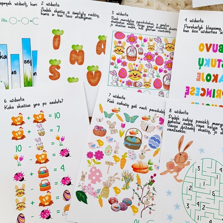 Velykų žaidimas "Atrakink Zuikio lobį" 2