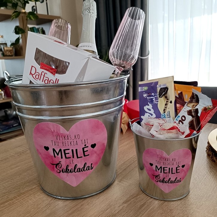 Personalizuotas aliuminis kibiras dovanoms  1