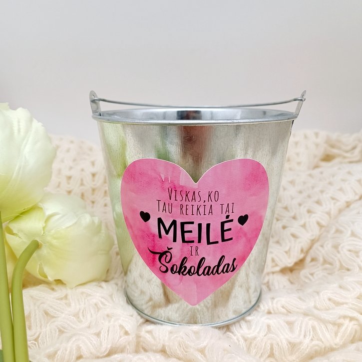 Personalizuotas aliuminis kibiras dovanoms  2