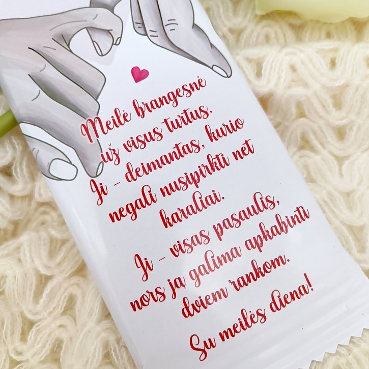 Šokoladas "Meilės rankos" 1