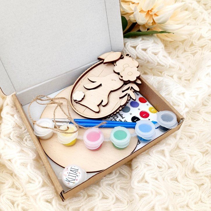 Kūrybinis rinkinys velykinei dekoracijai „Zuikelis“