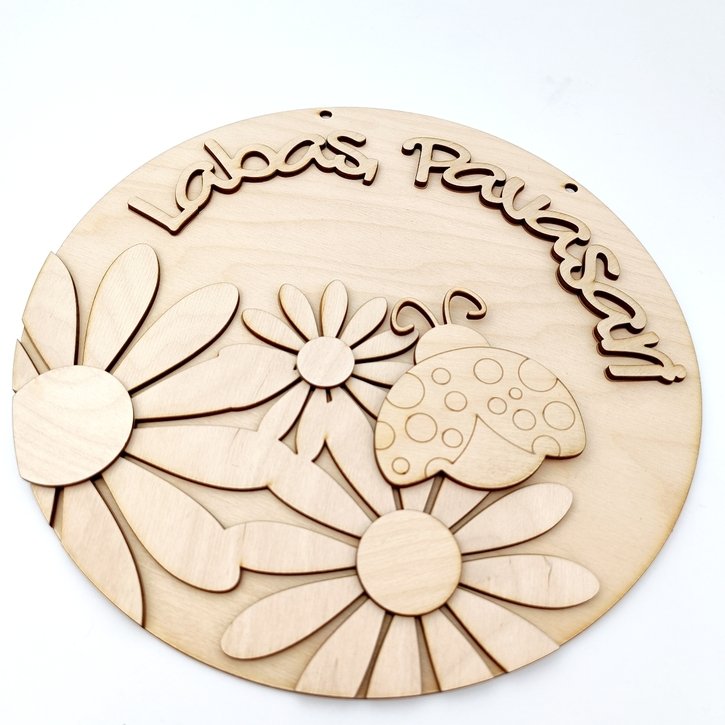 Kūrybinis rinkinys – pakabinas ženklas "Labas, Pavasari" 2