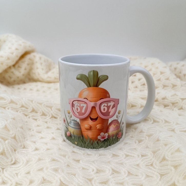 Velykinis puodelis "67 morka"