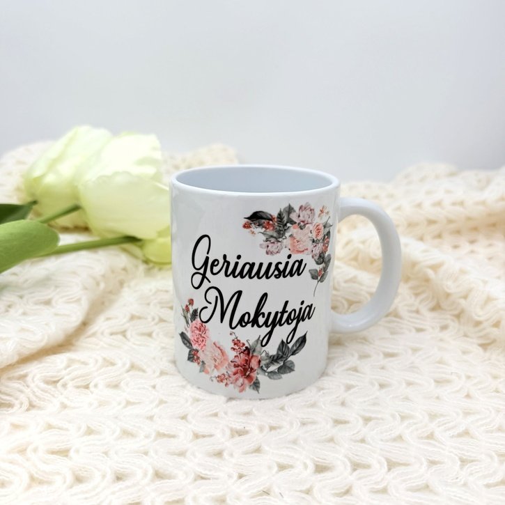 Puodelis "Geriausia mokytoja"
