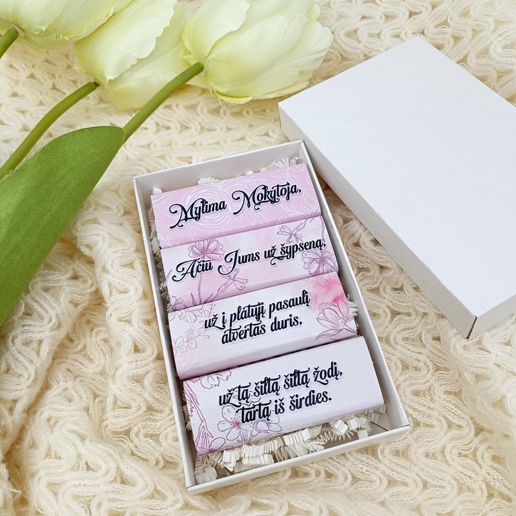 Šokoladukų rinkinys mokytojai 2