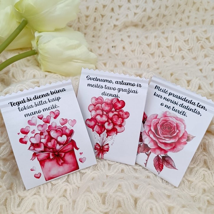 Dovanų rinkinys širdelės formos dėžutėje 5