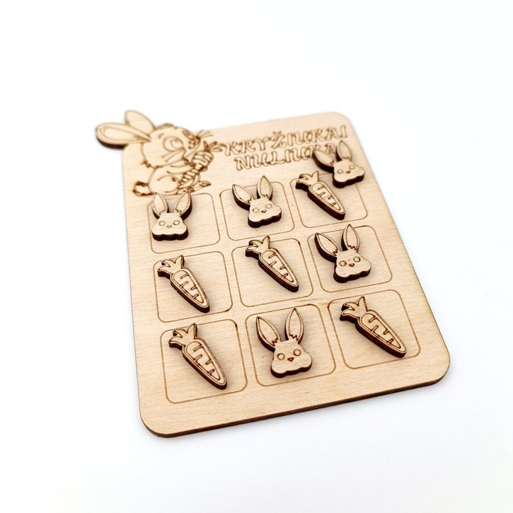 Kūrybinis rinkinys – kryžiukai nuliukai „Zuikis“ 1