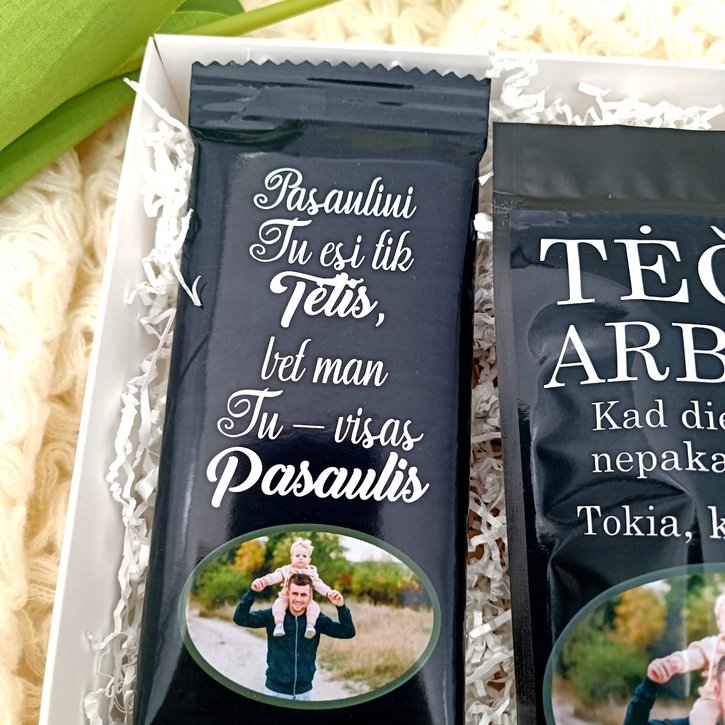 Personalizuotas dovanų rinkinys Tėčiui su nuotrauka 2