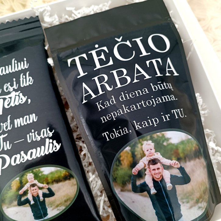 Personalizuotas dovanų rinkinys Tėčiui su nuotrauka 1
