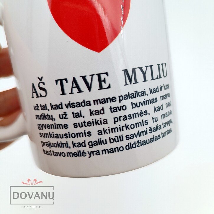 Dovanų rinkinys "Aš tave myliu"