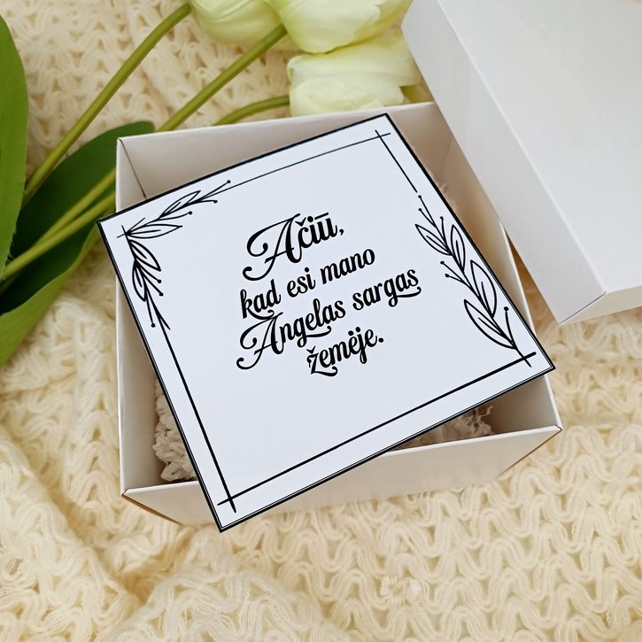 Puodelis "Angelo sparnai" su kortele 10