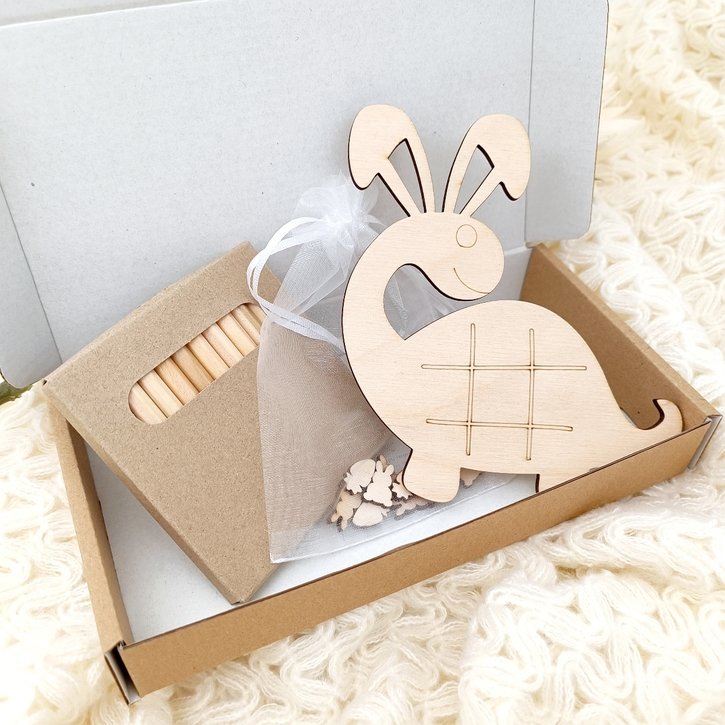 Kūrybinis rinkinys – kryžiukai nuliukai „Dinozaurai“