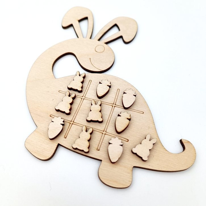 Kūrybinis rinkinys – kryžiukai nuliukai „Dinozaurai“ 2