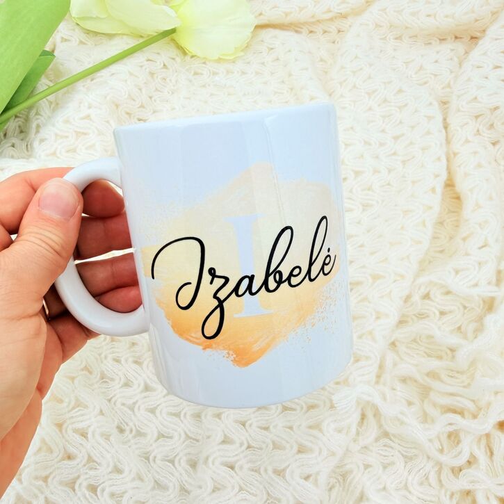 Personalizuotas keramikinis puodelis su jūsų vardu 2
