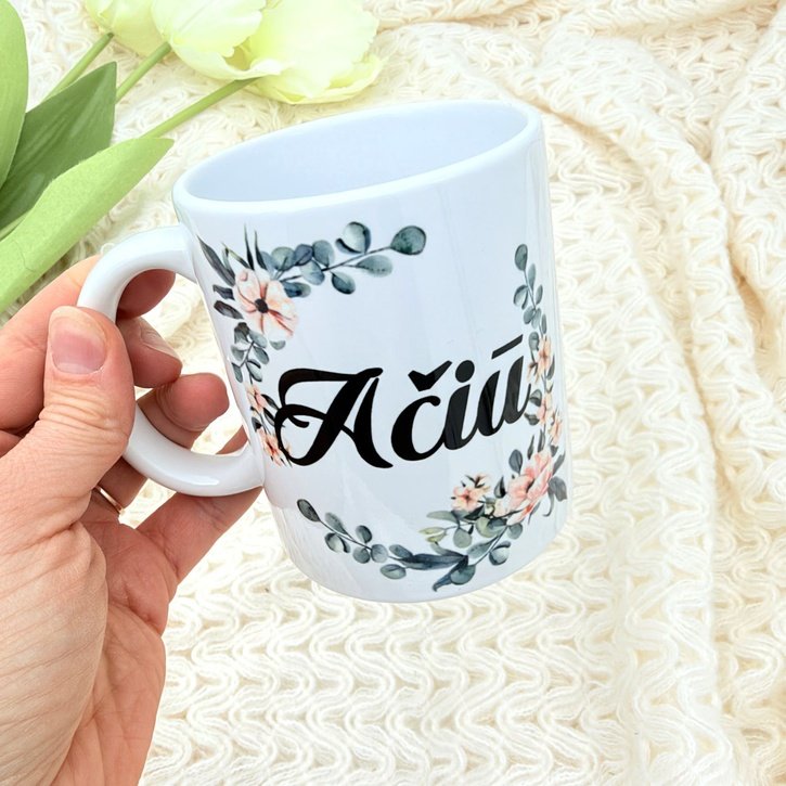Puodelis "Ačiū"
