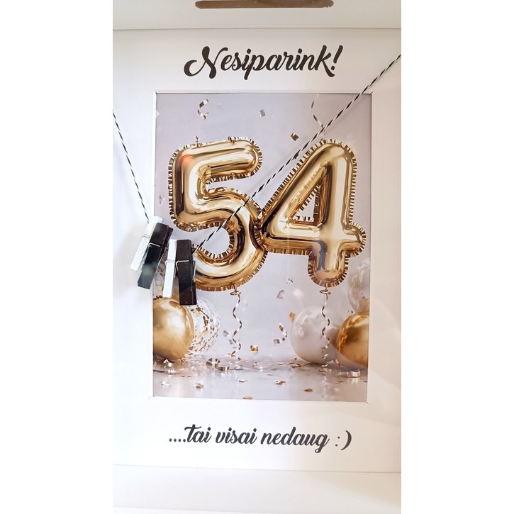 Pinigų rėmelis "Nesiparink" 12