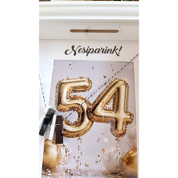 Pinigų rėmelis "Nesiparink" 13