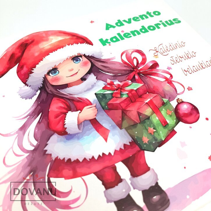 Advento kalendorius "Kalėdų mergaitė"